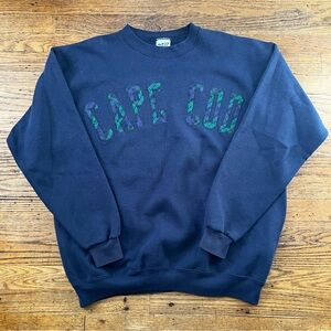Vintage Cape Cod Crewneck Plaid LA Bedford Sweater XL